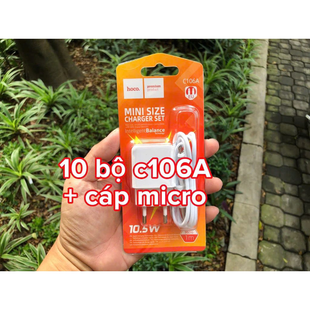 แท่นชาร์จ Hoco c106a ของแท้พร้อมสายไมโคร