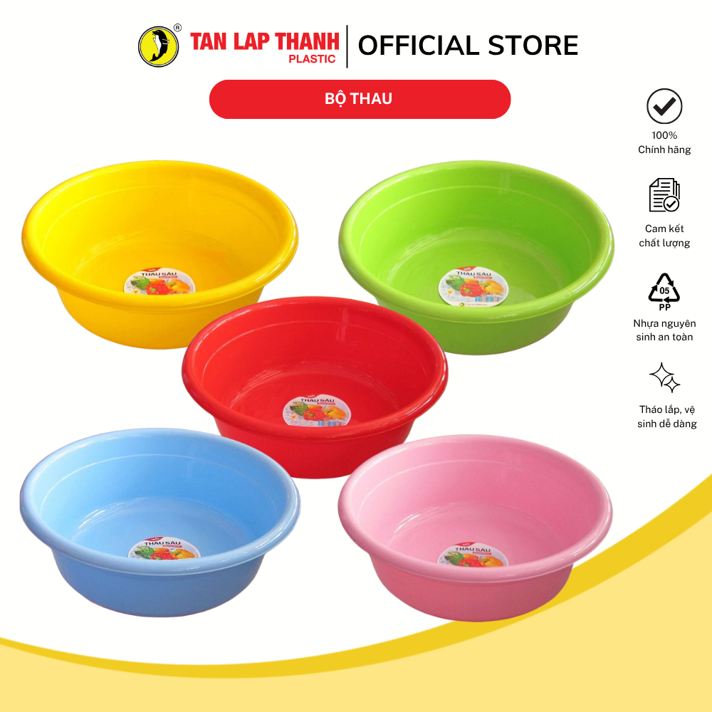 อ่างพลาสติกทรงกลมลึกคุณภาพสูง ขนาด 1T8 ถึง 4T5 Tan Lap Thanh สินค้าคุณภาพ บ้านรุ่งเรือง