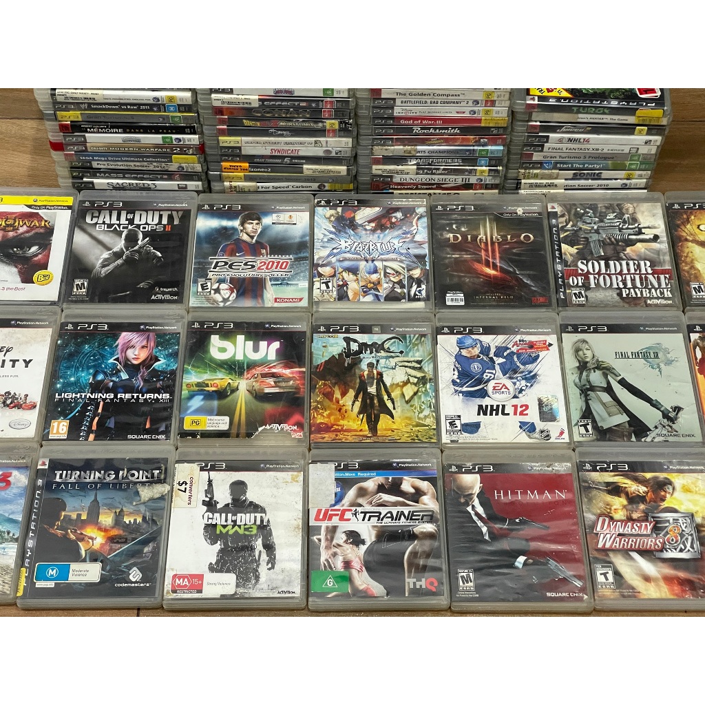 เกม PS3 มือสองของแท้สําหรับคอนโซลเกม PS3