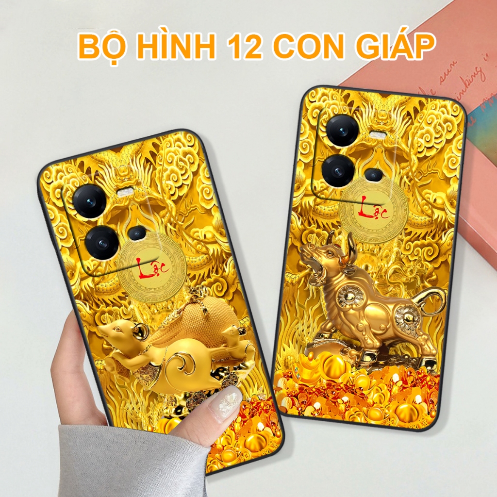 เคส Vivo V25 5G / V25E / VIVO Y35 พร้อมโชคลาภ 3D 12 ราศี