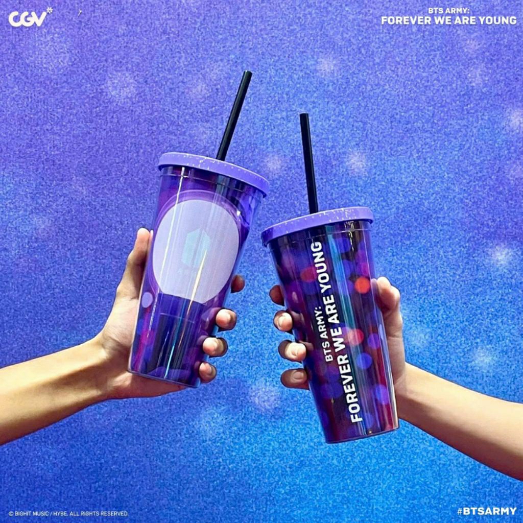 [CGV + BTS ] BTS ARMY CUPFOREVER WE ARE YOUNG BTS ARMY CGV CUP