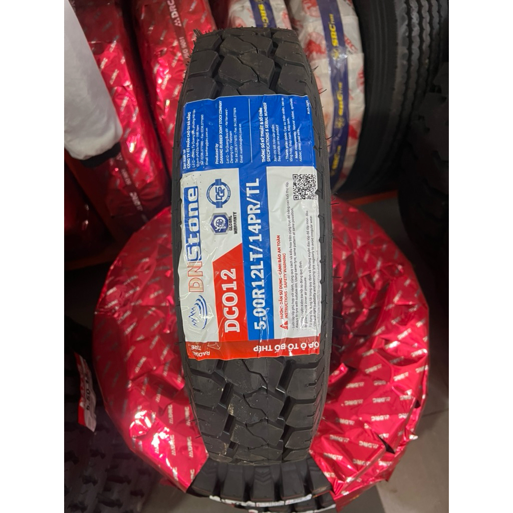 DRC 5.00r12 14pr ยางแบบไม่มียางสําหรับรถบรรทุกเบา วันที่ใหม่ 100%25