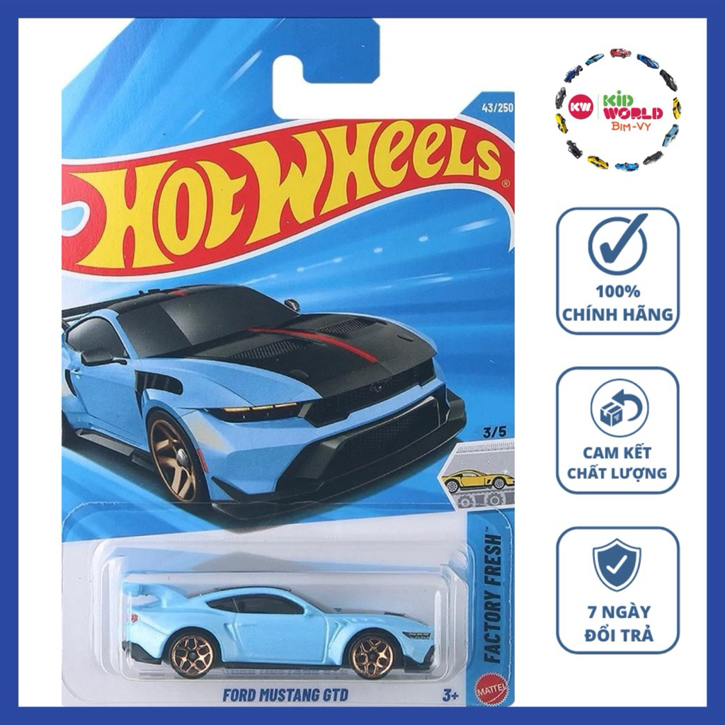 Hot Wheels รถโมเดล Ford Mustang GTD JJJ14 พื้นฐาน