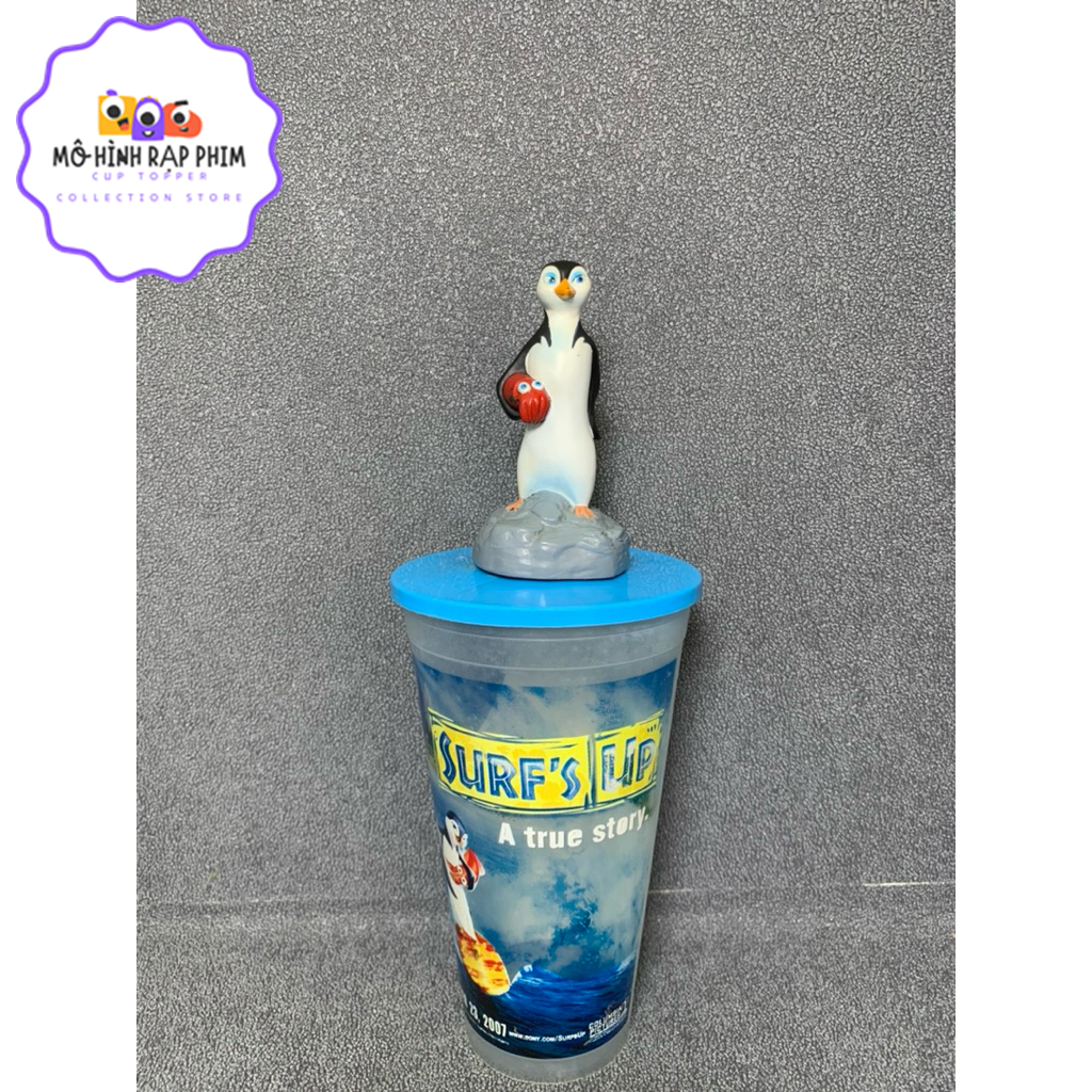 ถ้วยน้ําพร้อม TOPPER SURFs UP MOVIE CHARACTER: THE TRUE STORY