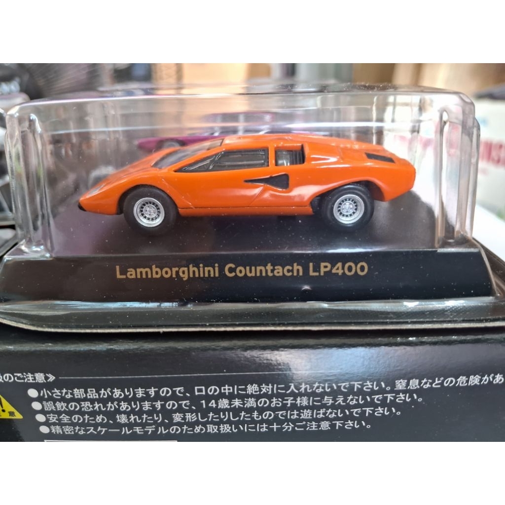 KYOSHO 1/64 - LAMBORGHINI COUNTATCH LP400 ORANGE