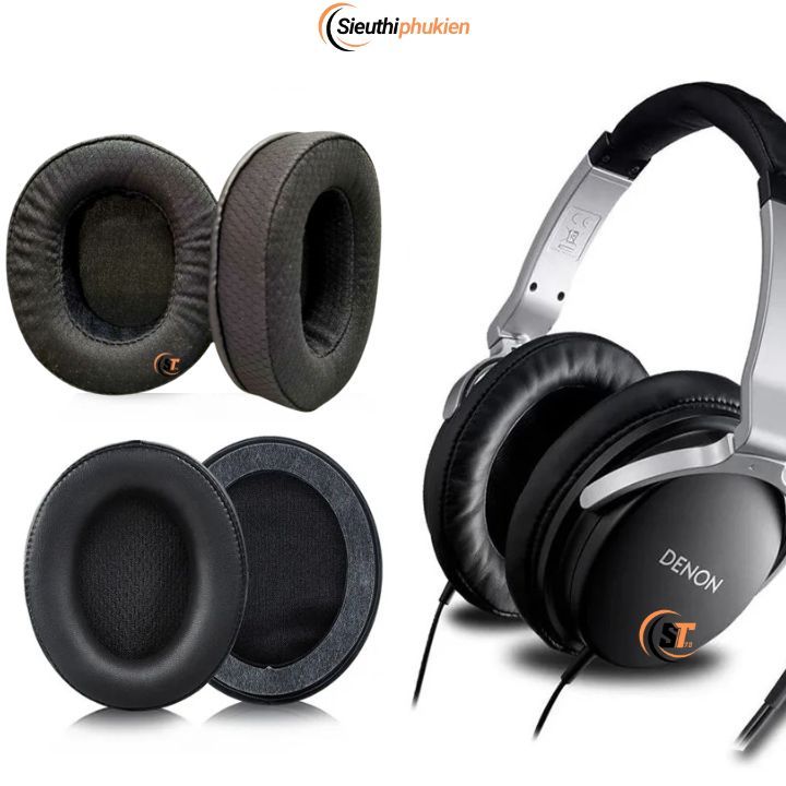 DENON AH-D600 AH-D7100 AH-D1100 AH-NC800 D600 D7100 D1100 NC800 08010 ฝาครอบหูฟัง