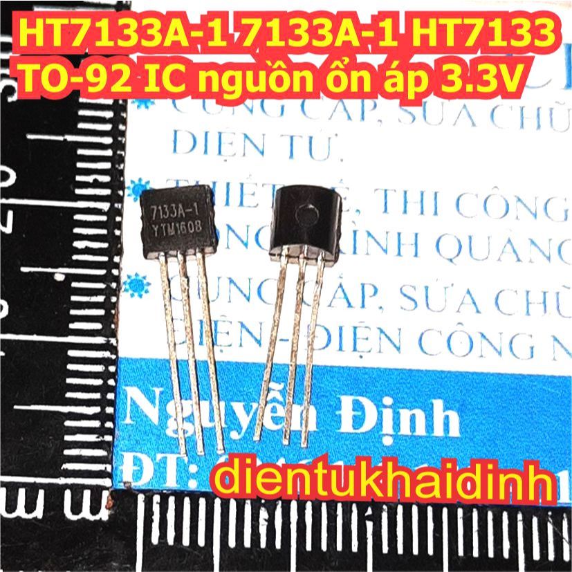 20pcs HT7133A-1 7133A-1 LDO HT7133 7133 SOT-89 ตัวควบคุมแรงดันไฟฟ้า IC 3.3V kde4303