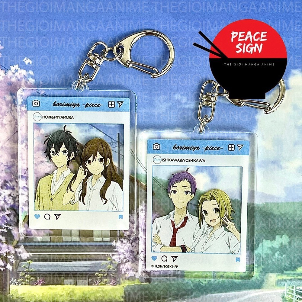 ซื้อ 1 แถม 1 (INSTA) อุปกรณ์เสริมการ์ตูนพวงกุญแจ HORIMIYA