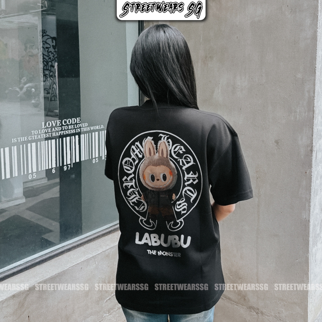 CHROME HEARTS LABUBU CARTOON V3 PREMIUM COTTON WIDE FORM UNISEX STREETWEARS SG - CH0048