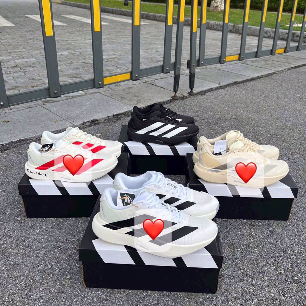 Adizero Evo Evo รองเท้าผ้าใบวิ่งสีเต็ม