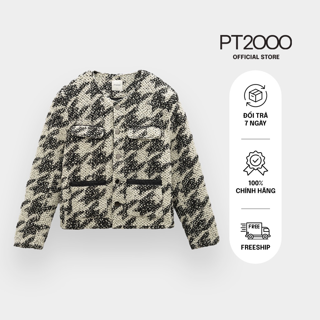 เสื้อแจ็คเก็ตผู้หญิง PT2000 ผ้าหนา เรียบหรู หรูหรา (AK-V09)