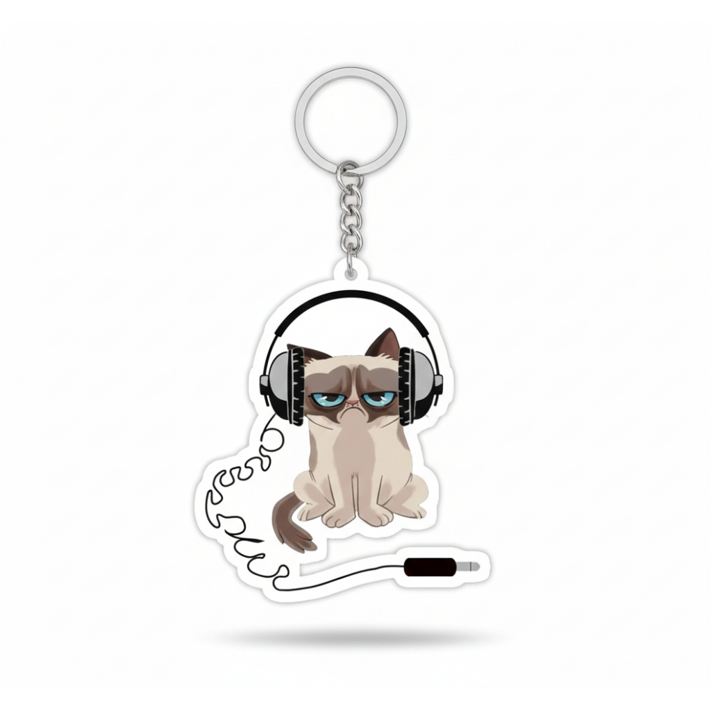 พวงกุญแจ Grumpy Cat*