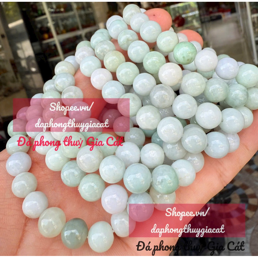 สร้อยข้อมือหินอ่อน Jadite ขนาด 8mm Svip