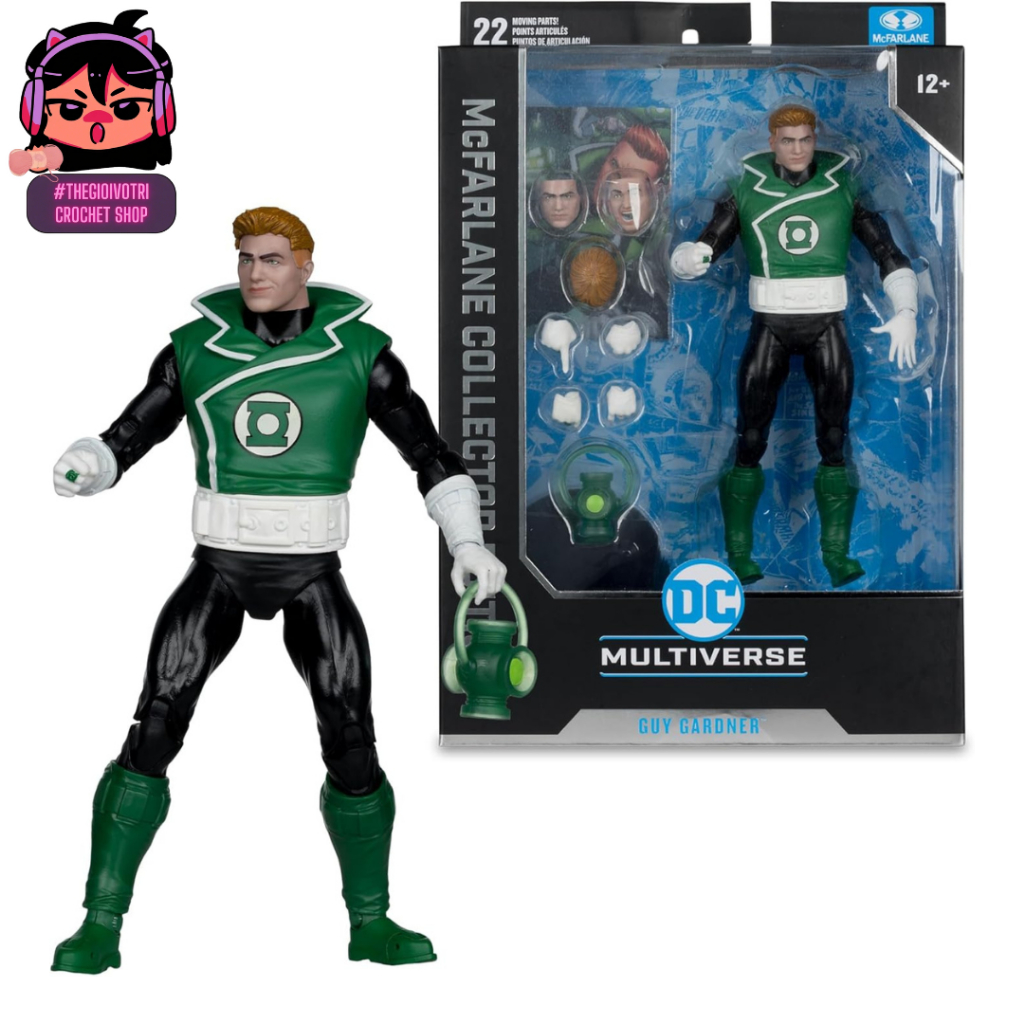 MCFARLANE (AUTHENTIC) คุณภาพสูง ACTION FIGURE "GUY GARDNER - GREEN DANTERN CORP" (2ND - FULLBOX)