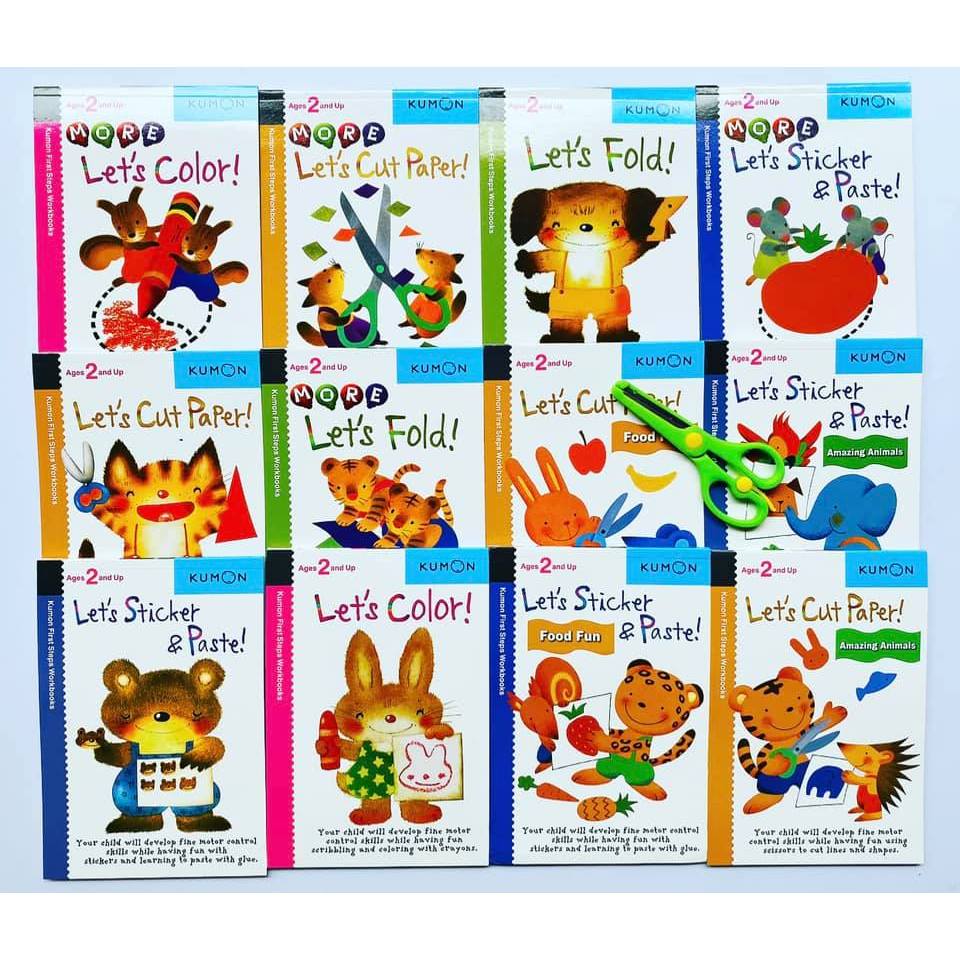 หนังสือ - KUMON FIRST STEP WORKBOOK - Kumon Collage 12 เล่ม