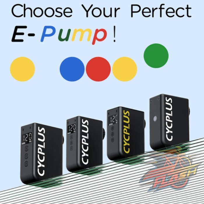 CYCPLUS ปั๊มจักรยานไฟฟ้า Tiny ปั๊ม Cube AS2 Pro/ Pro Max/Ultra Ultra Light Weight Presta Valve & Sch