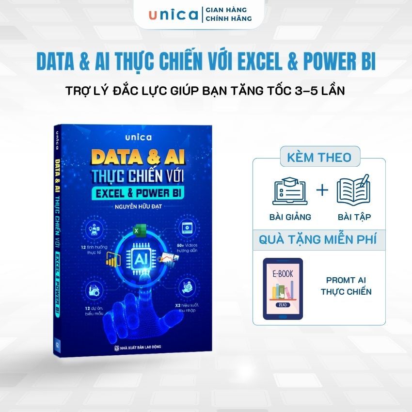 หนังสือข้อมูล & AI การต่อสู้จริงพร้อม Excel & Power BI