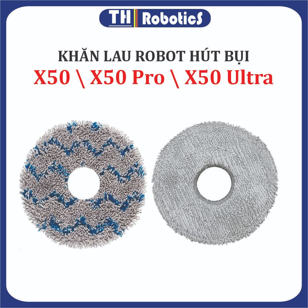 ผ้าทําความสะอาด ม็อบสําหรับเครื่องดูดฝุ่นหุ่นยนต์ Mi Dreame X50/ X50 Pro/ X50 Ultra -