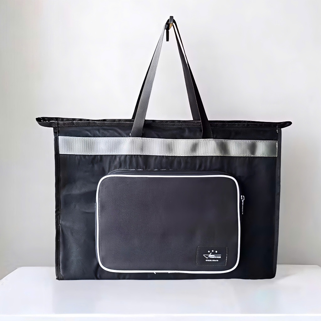 HCKT [THANH LONG] - กระเป๋าผ้าใบ A3 & A2 APSARA สําหรับเครื่องมือวาดภาพกันน้ําสีดํา