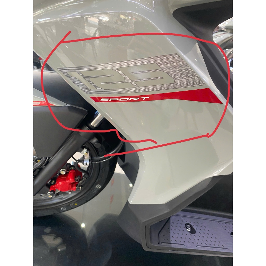 สติ๊กเกอร์เอี๊ยม ab 125 2026 ปั้มนูน ab 125 แสตมป์ 2026 ICON AB125 ราคา 1 ข้าง