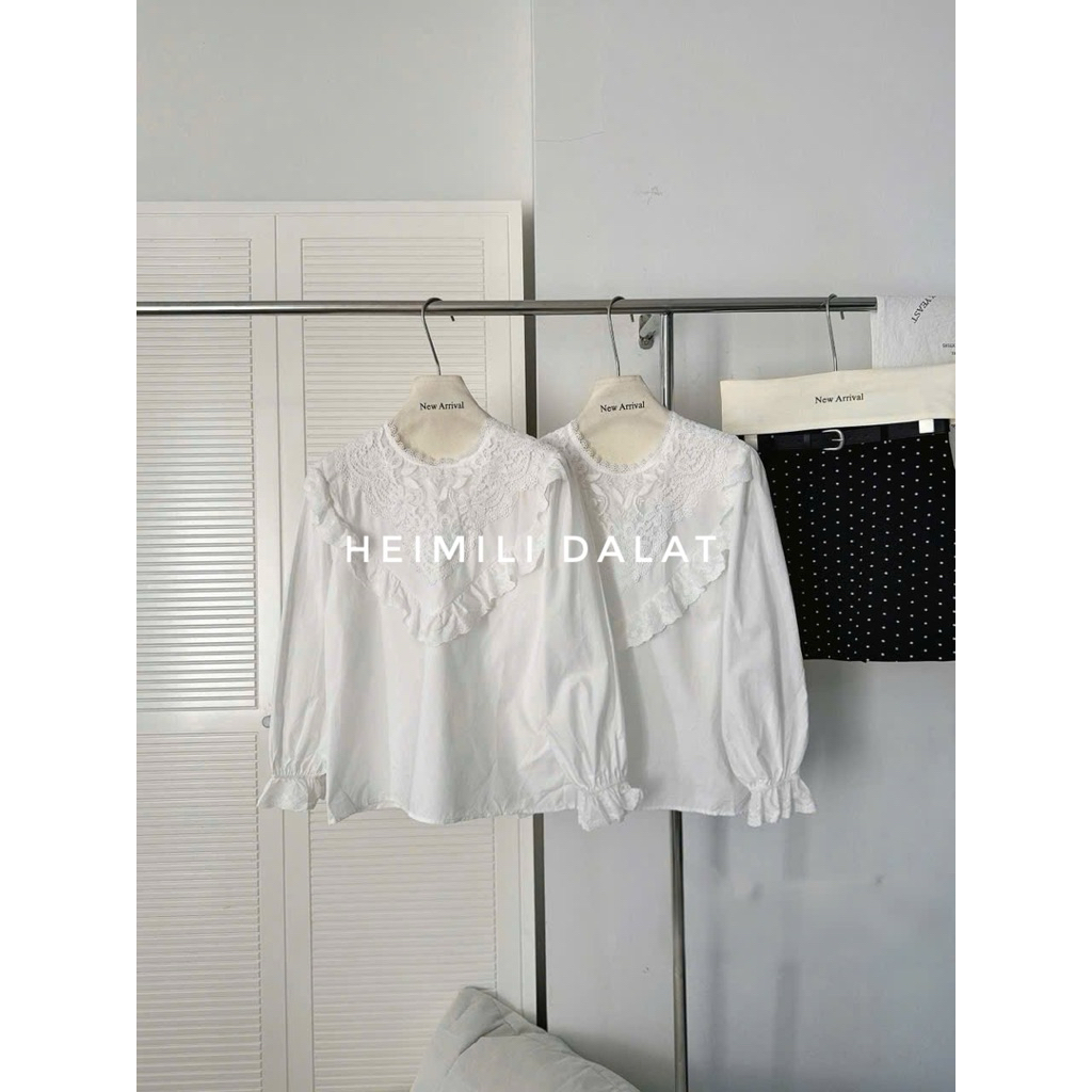 QC-5638 เสื้อกล้ามแขนยาวลูกไม้ Heimili