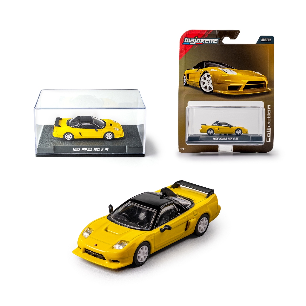 MAJORETTE Collection 1995 Honda NSX-R GT 1:64 รถเหล็กโมเดลของเล่น-Simbaของเล่นเวียดนาม
