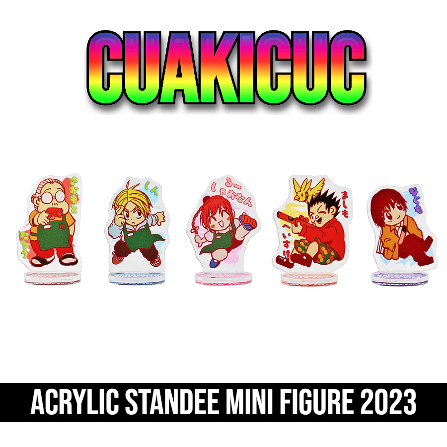 Sakamoto Days Standee Acrylic Mini Figure 2023 - Display Item - Shin/Taro/Lu/Heisuke/Nagumo