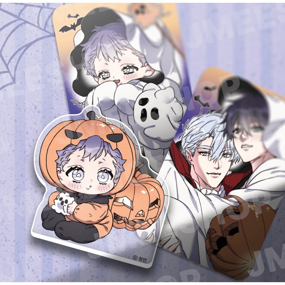 [ร้าน Dagu] บล็อกอะคริลิคฮาโลวีนพร้อมการ์ด SURGE TOWARDS YOU UNSLEEP 1995 YOUTH REPORT HOLD OVER YOU