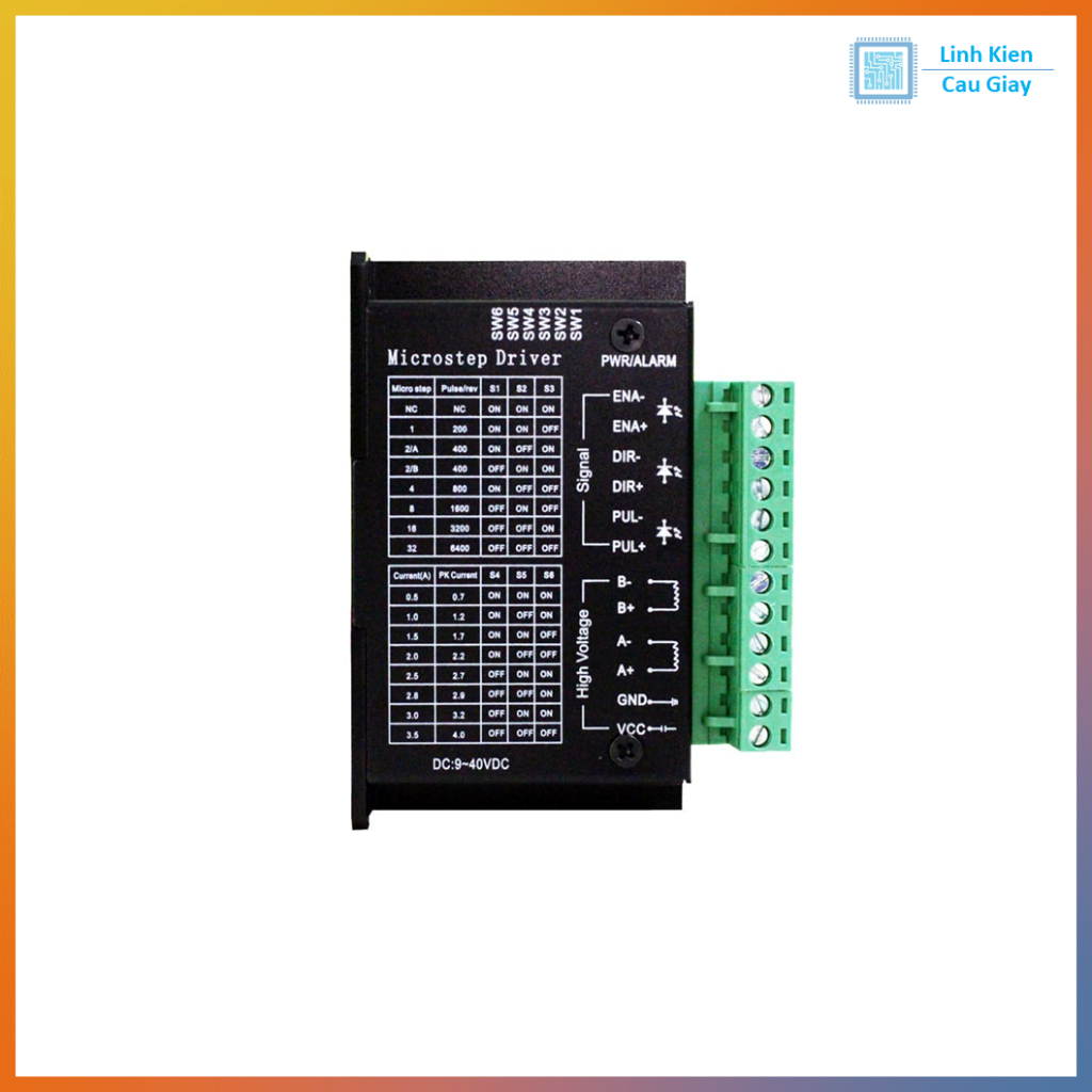 โมดูล TB6600 Stepper Motor 4A - 42VDC