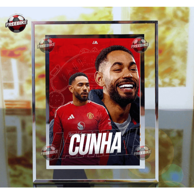 กรอบโปสเตอร์ CUNHA พร้อมกระจกคริสตัลคุณภาพสูง