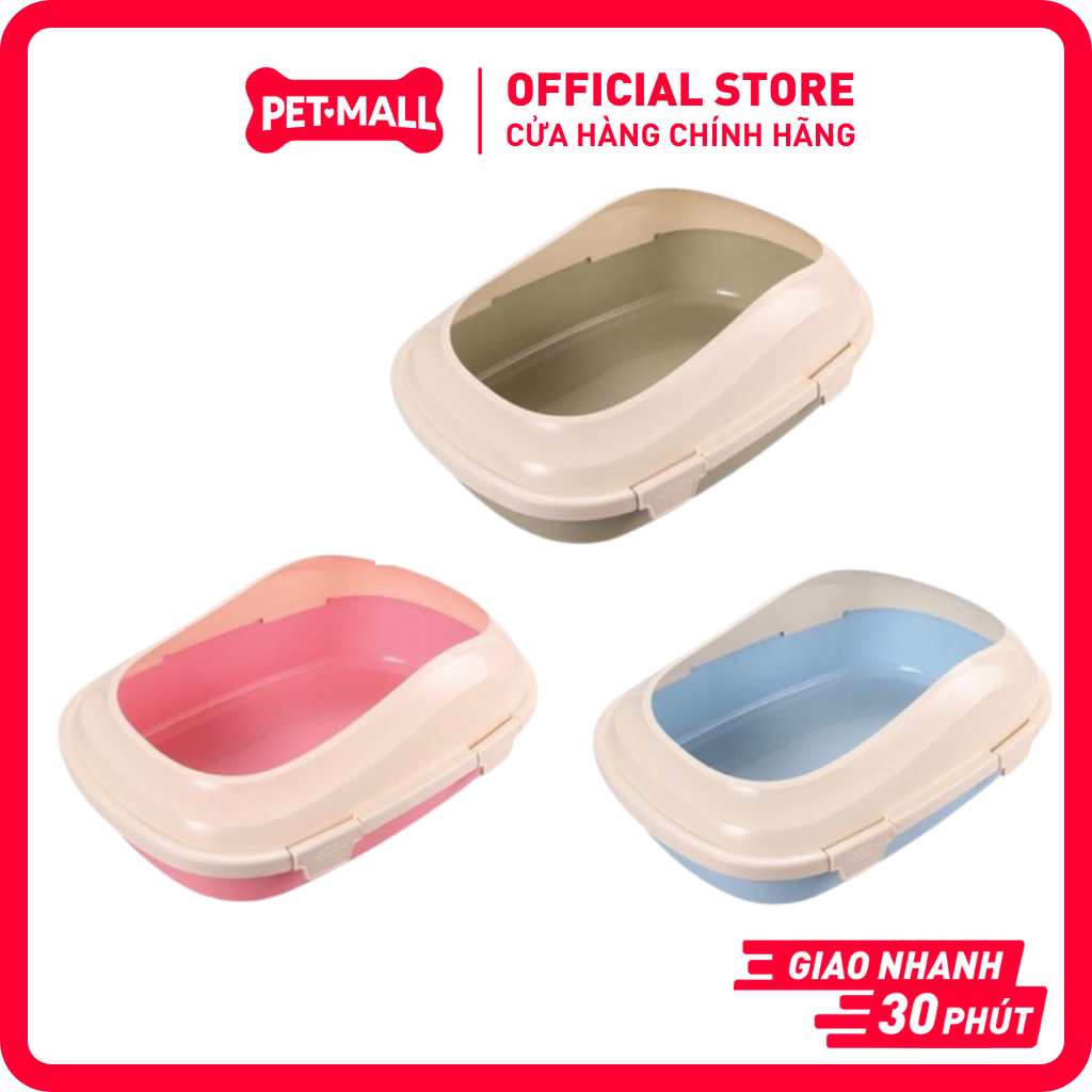 SONICE Oasispet ถาดทรายแมวป้องกันทราย ขนาด 46 x 33 x 16cm Petmall