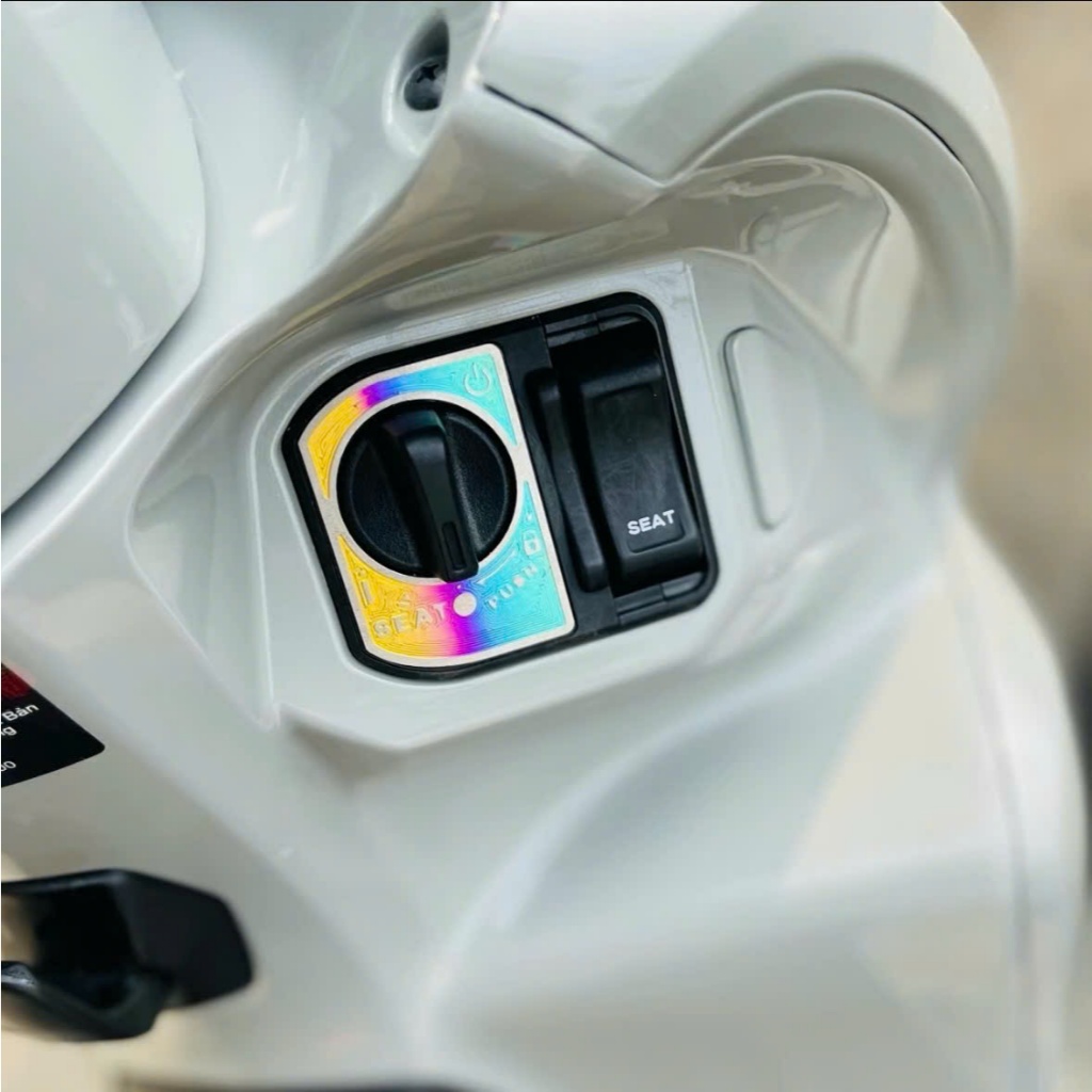 แสตมป์ Titan gr5 สําหรับ Smk Vision K2C, Vario, Ab 4val, Sh350i, ล็อคตะกั่วพร้อมกาว 3M สองด้านที่แข็