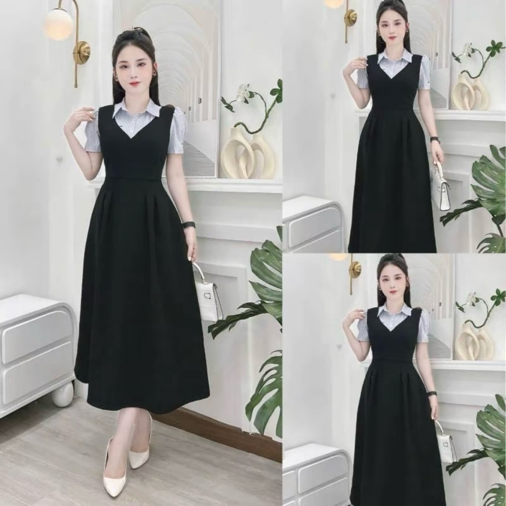 V39 HT Chic House Designer Dress – ปกเยอรมันแขนสั้นสวย หรูหรา และรูปแบบผู้หญิง
