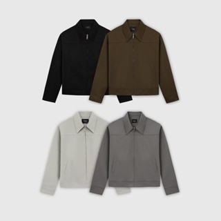 โรเวย์ เสื้อแจ็คเก็ต เนื้อสีกากี เนื้อหนา เข้ารูป | เสื้อแจ็…