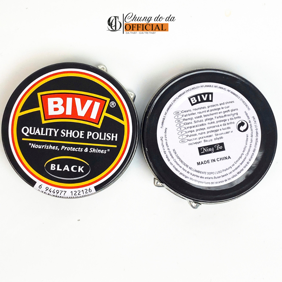 ของแท้นําเข้า Bivi Leather Shoe Polish เชี่ยวชาญในการขัดและฟื้นฟูสีรองเท้า Date New