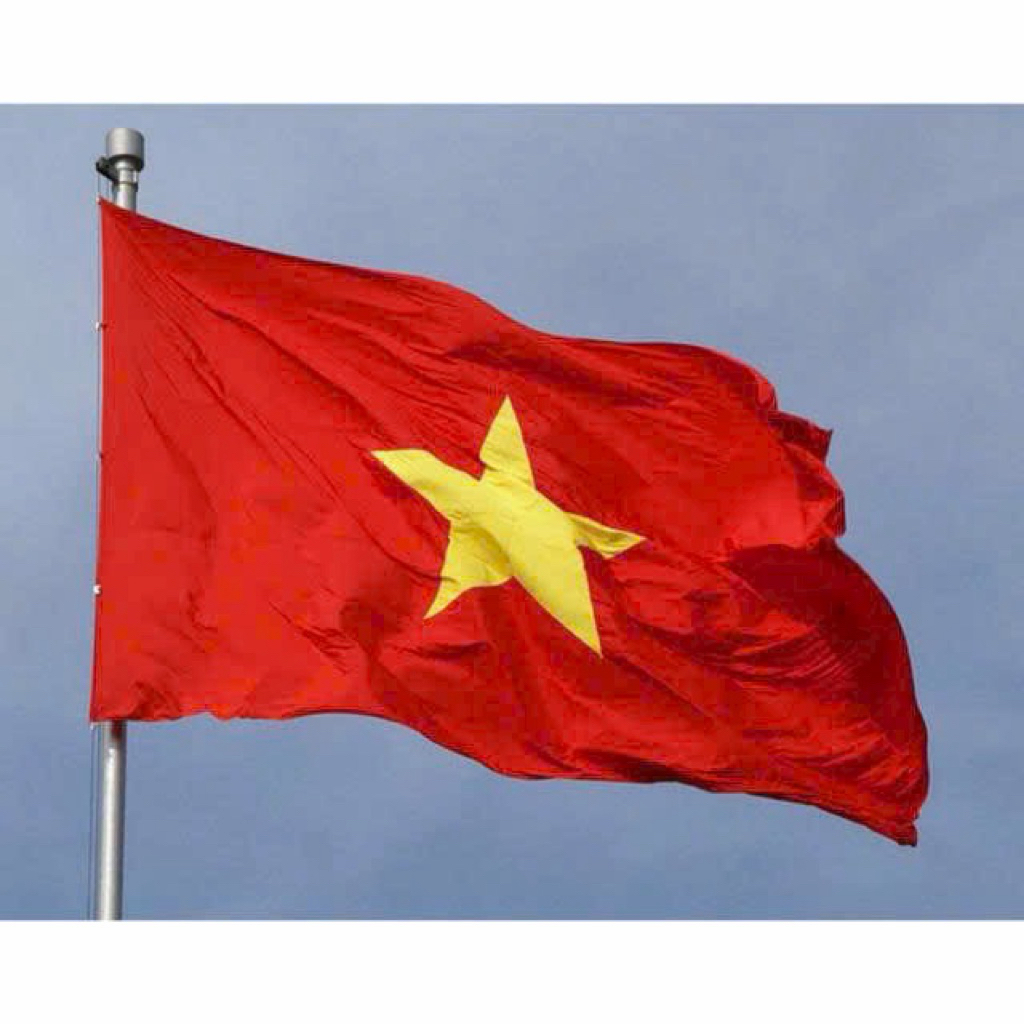 NATIONAL FLAG - VIETNAM FLAG ผ้าไม่มัน ขนาด 70*1m2