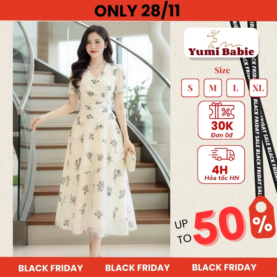 [HN EXPRESS] ชุดเดรสดีไซน์จีบคอนซีลเลอร์ DVC DS6151 ของแท้เหมาะสําหรับทํางาน ปาร์ตี้ ออกงาน
