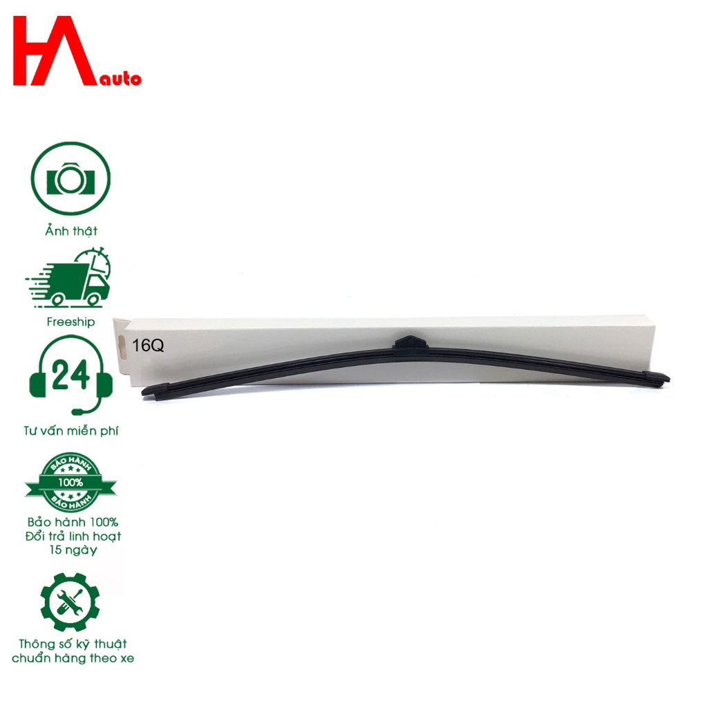 ที่ปัดน้ําฝนด้านหลังสําหรับ Audi Q3 12-18 (8U), Q3 19+ (F3), Mercedes V-Class 15+ รหัส TSG 16Q