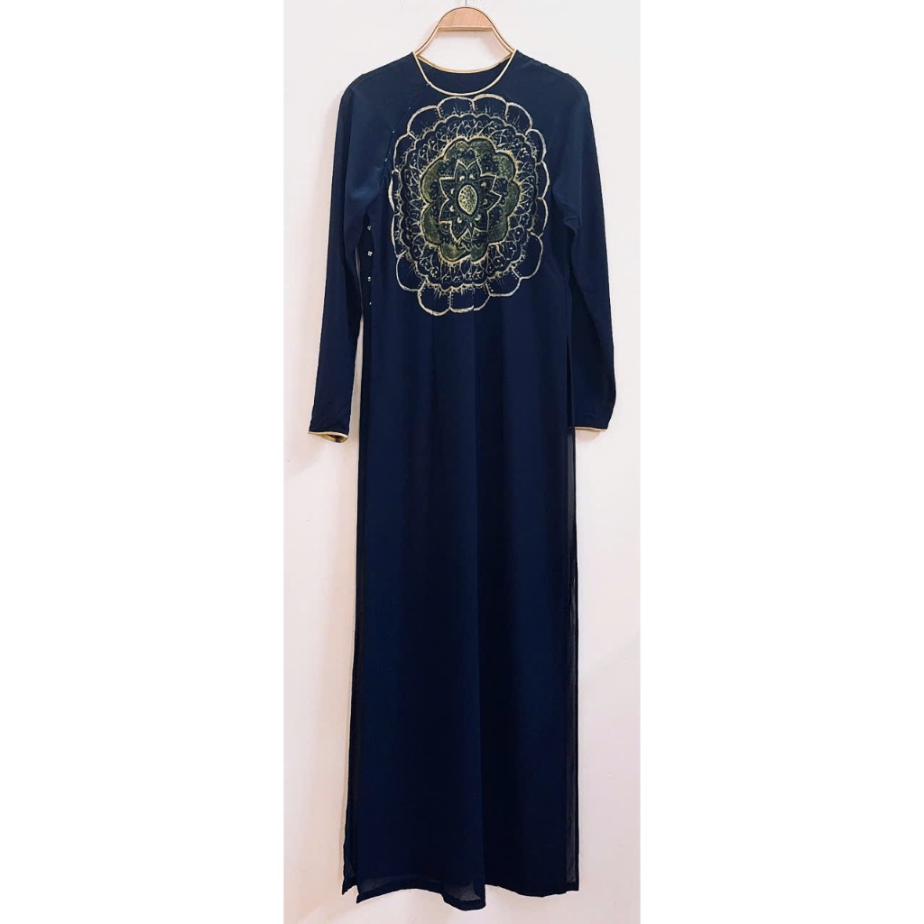ถ่านบลู ao dai - 2 Hands (Size L)