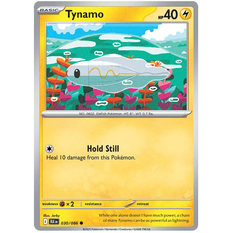 Pokemon TCG - Tynamo - Common - 0330/086 - BLK