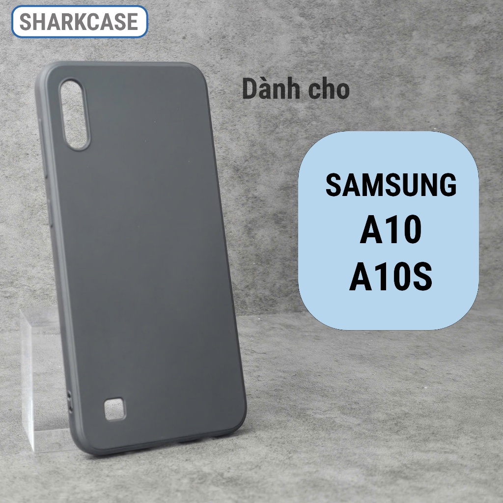Samsung A10s เคส A10 ขอบเหลี่ยม กันส้ม พลาสติก เคสss shark