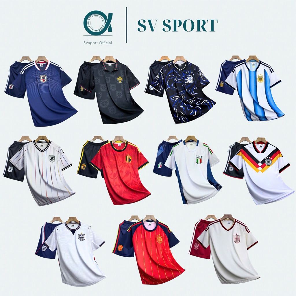 WORD CUP 2026 WC2026 TEAM ชุดฟุตบอลและฟุตบอล ปักโลโก้ - ผ้ายืดหยุ่นคุณภาพสูง