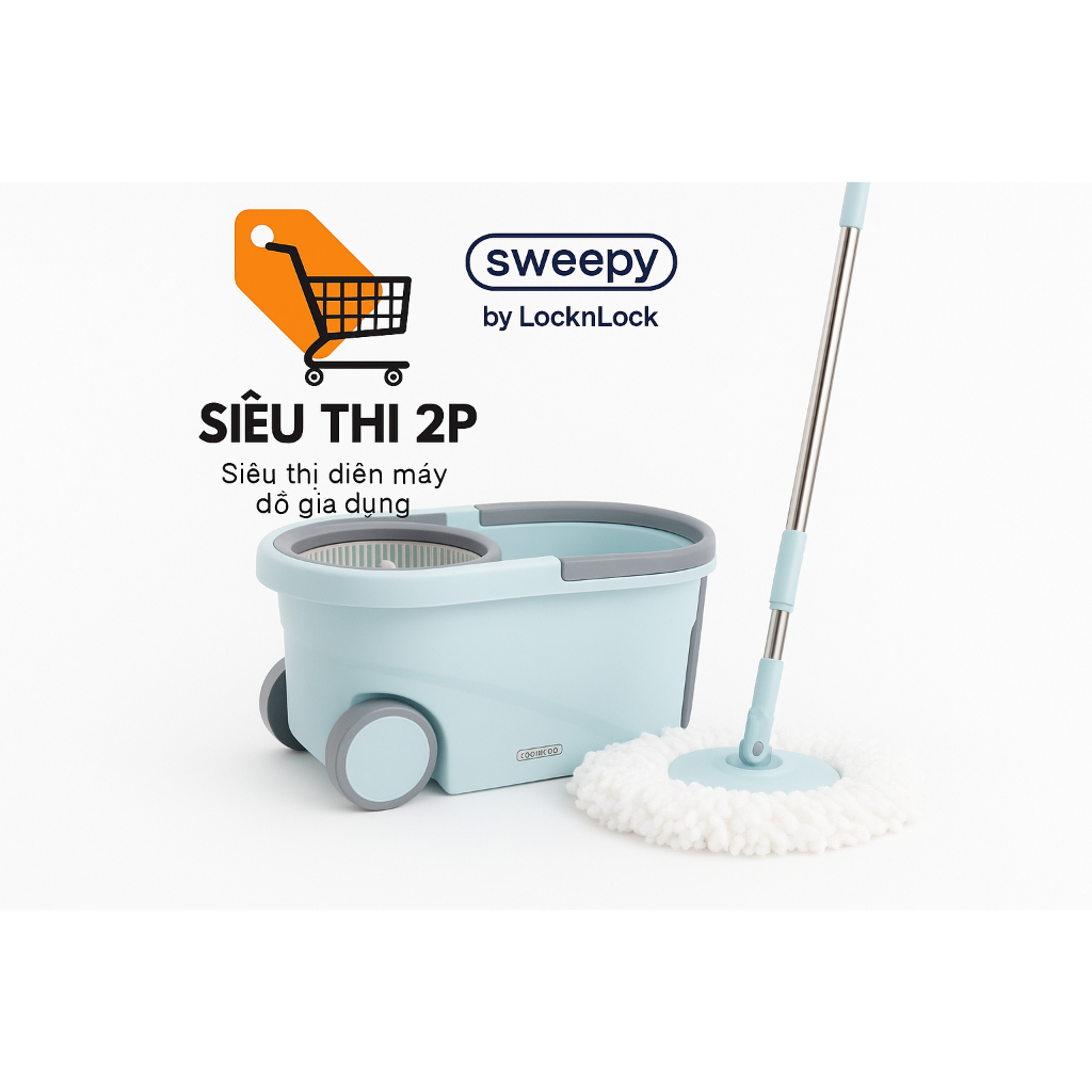Lock and Lock 7L Sweepy 971 ชุดม็อบหมุนมือ
