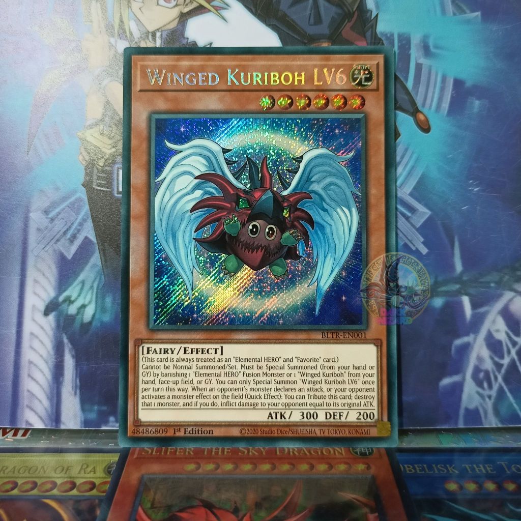 Winged Kuriboh LV6 – BLTR-EN001 – Secret Rare [การ์ด Yugioh]