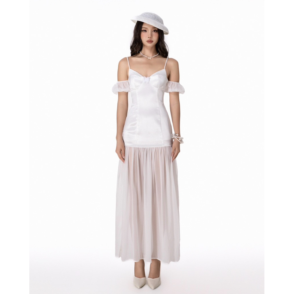 Émilie - Marnie Dress - เดรสแขนพัฟยาว