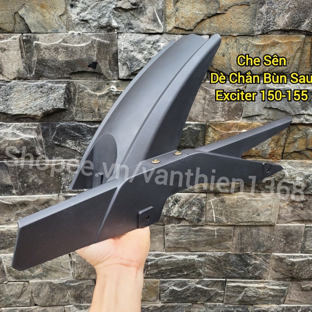 บังโคลนหลัง แลกเปลี่ยน 150-155 พร้อมฝาครอบโซ่พลาสติกสีดําคาร์บอน