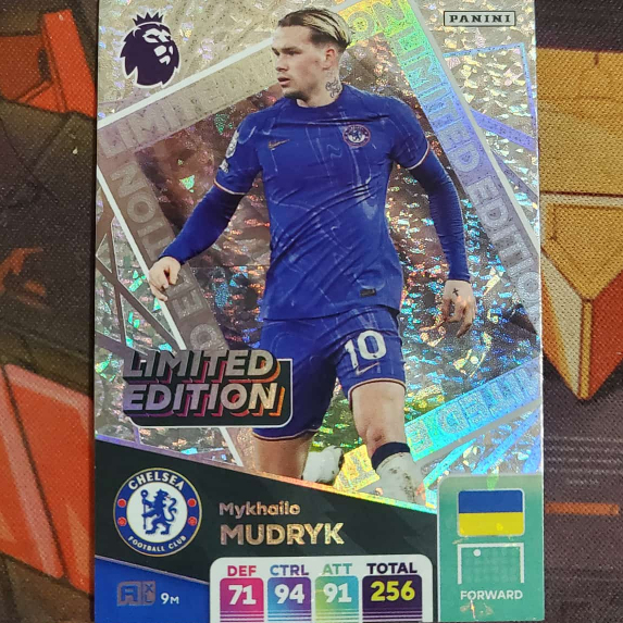 Mykhailo Mudryk Limited Edition Panini Adrenalyn XL 2024/25 การ์ดผู้เล่น