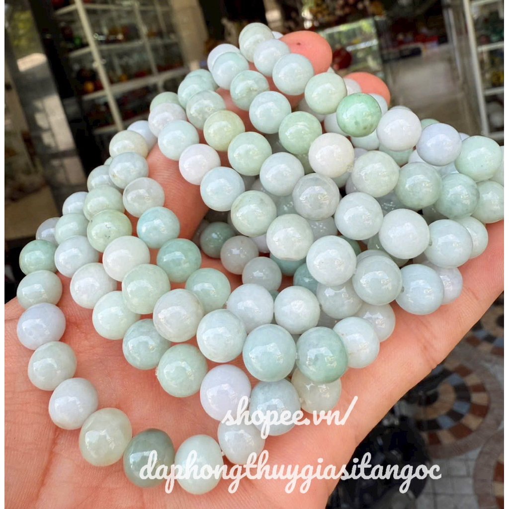 สร้อยข้อมือหินอ่อน Jadite ขนาด 8mm Svip