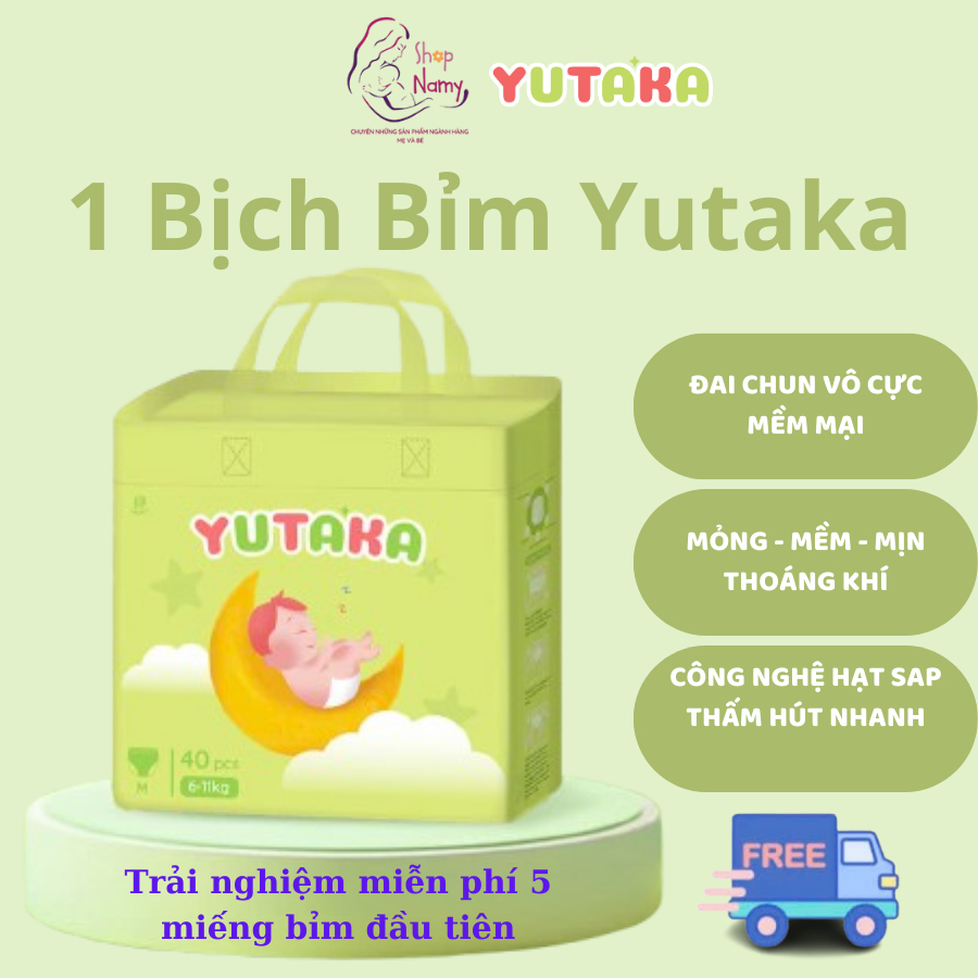 [ซื้อ 3 แถม 1] DAY DIAPERS - YUTAKA DIAPERS IN ALL SIZES FOR BABY DS/DM/QM/L/XL/2XL/3XL