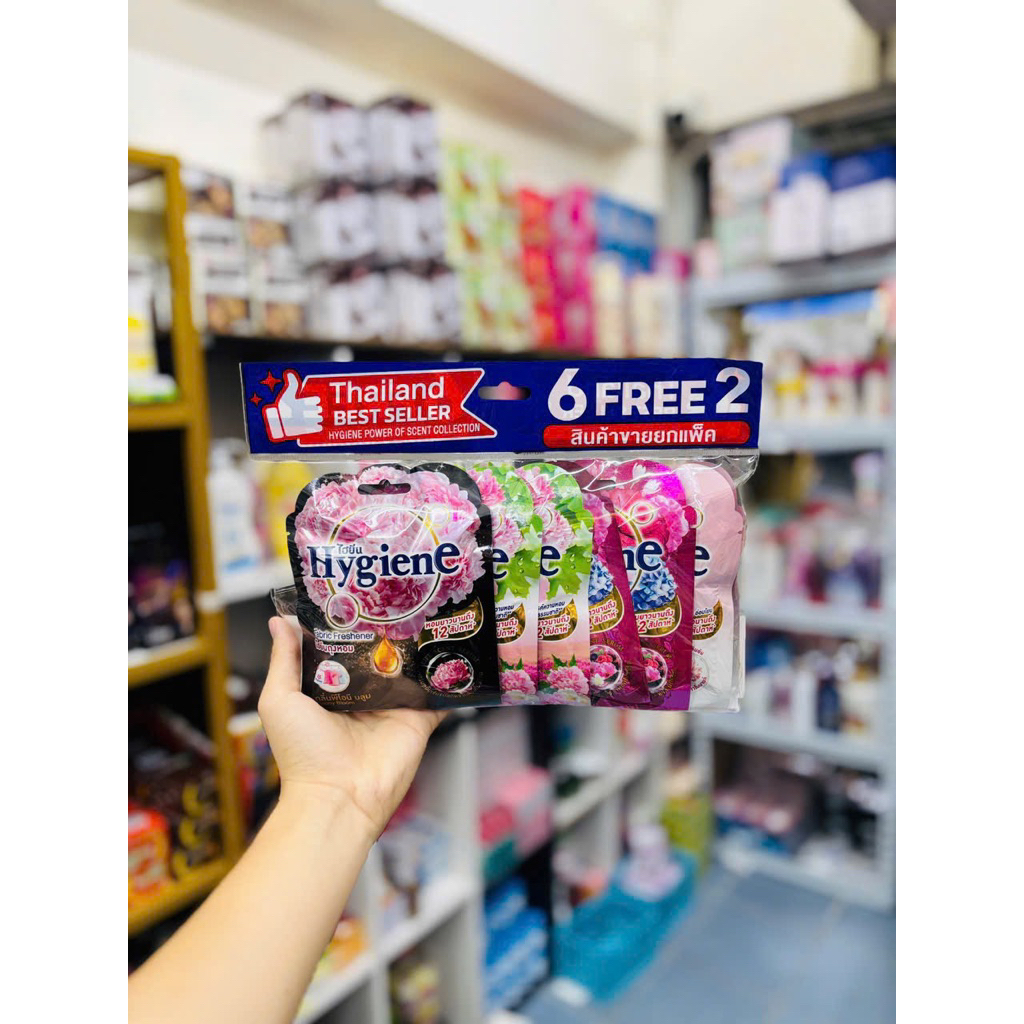 ชุด 6+2 HYGIENE FRAGRANCE BAGS EACH SCENT 2 แพ็คเกจ DOMESTIC THAILAND
